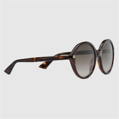 gucci ladies wrap sunglasses|gucci round frame acetate sunglasses.